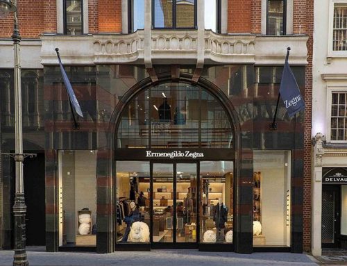 Entrance Zegna Boutique – London, New Bond Street